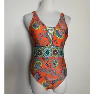 ANTONIO MELANI Multicolor Floral One Piece Swimsuit